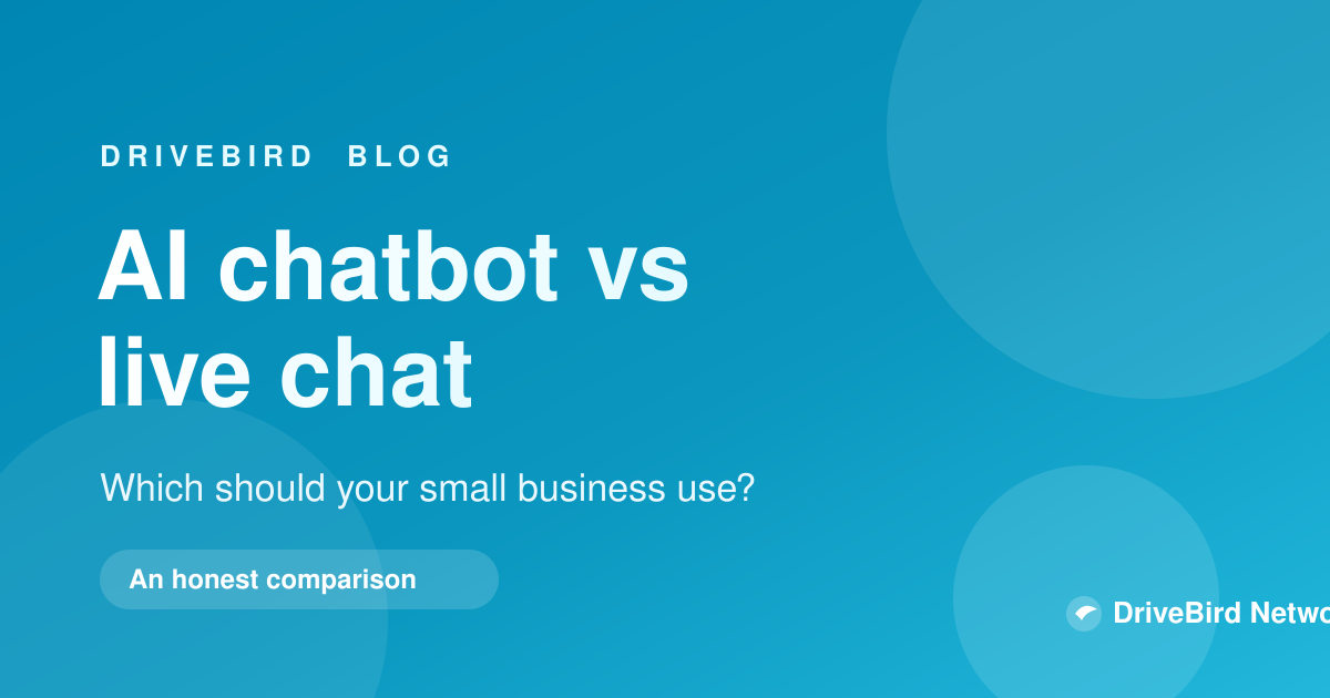 AI chatbot vs live chat for small businesses: which should you use?